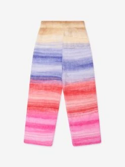 Missoni Girls Knitted Trousers In Multicolour