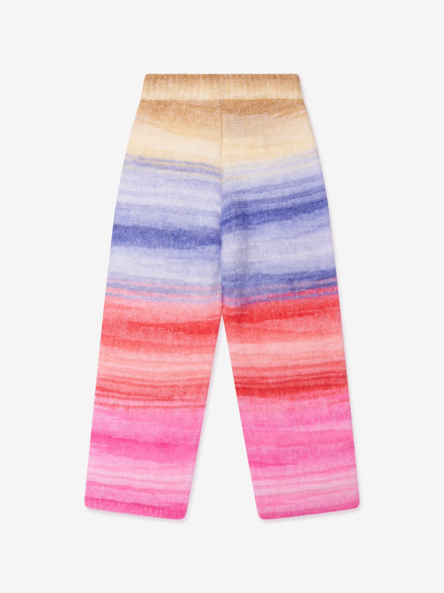 Missoni Girls Knitted Trousers In Multicolour 2 Missoni Girls Knitted Trousers In Multicolour - Image 2