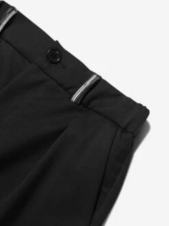 Missoni Boys Cargo Trousers In Black -Childrens Clothing Store MSNA3064 930 4