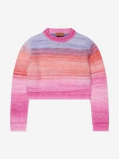 Missoni Girls Knitted Jumper In Multicolour