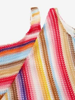 Missoni Girls Woven Dress In Multicolour 6 Missoni Girls Woven Dress In Multicolour -Childrens Clothing Store MSNS4004 COLOURFUL 3