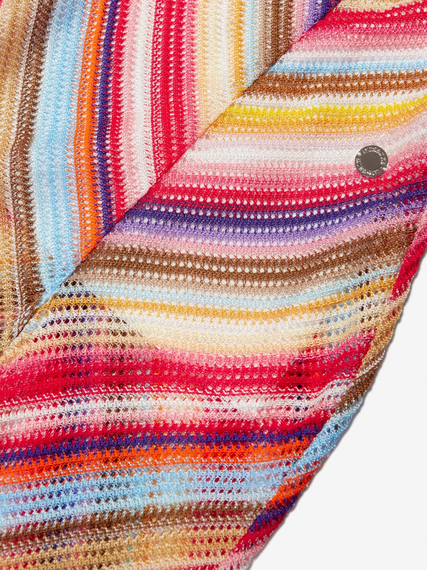 Missoni Girls Woven Dress In Multicolour 4 Missoni Girls Woven Dress In Multicolour - Image 4