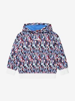 Missoni Boys Pixel Print Hoodie In Multicolour