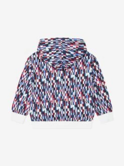 Missoni Boys Pixel Print Hoodie In Multicolour -Childrens Clothing Store MSNS4040 COLOURFUL 2