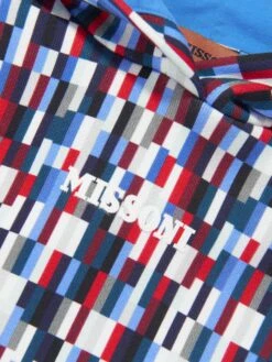 Missoni Boys Pixel Print Hoodie In Multicolour -Childrens Clothing Store MSNS4040 COLOURFUL 3