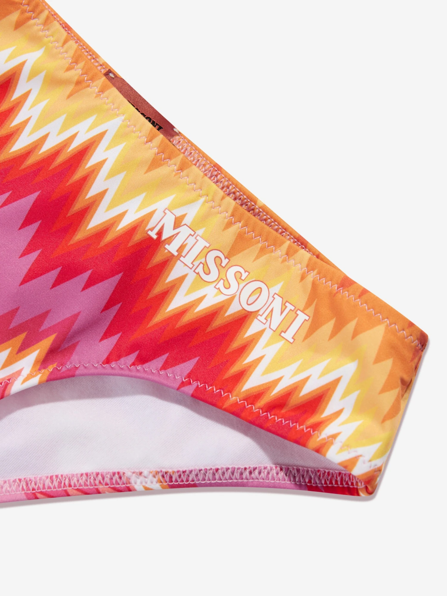 Missoni Girls Zigzag Tassel Bikini In Multicolour 4 Missoni Girls Zigzag Tassel Bikini In Multicolour - Image 4