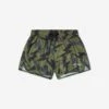 Neil Barrett Boys Thunderbolt Swim Shorts In Green