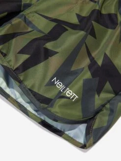Neil Barrett Boys Thunderbolt Swim Shorts In Green 6 Neil Barrett Boys Thunderbolt Swim Shorts In Green -Childrens Clothing Store NEIS3048 200 3