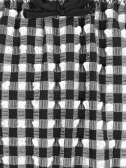 Girls Bikini - Gingham Bikini -Childrens Clothing Store NESOS002 BLACK 3