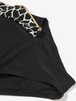 Girls Ruffle Trim Rea Swimsuit (UV50 Sun Protection) 7 Girls Ruffle Trim Rea Swimsuit (UV50 Sun Protection) -Childrens Clothing Store NESS2012 BLACK 4