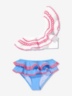 Girls Frilly Lori Bikini In Multicolour
