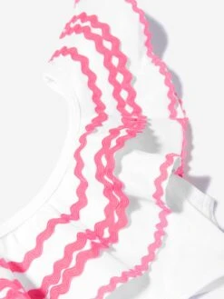 Girls Frilly Lori Bikini In Multicolour -Childrens Clothing Store NESS4005 MULTICOLOURED 3