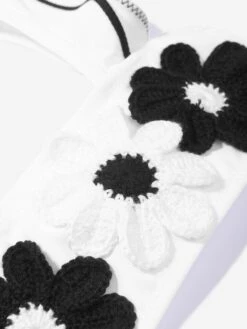 Girls Frilly Crochet Flower Fiona Bikini In Multicolour -Childrens Clothing Store NESS4010 MULTICOLOURED 3