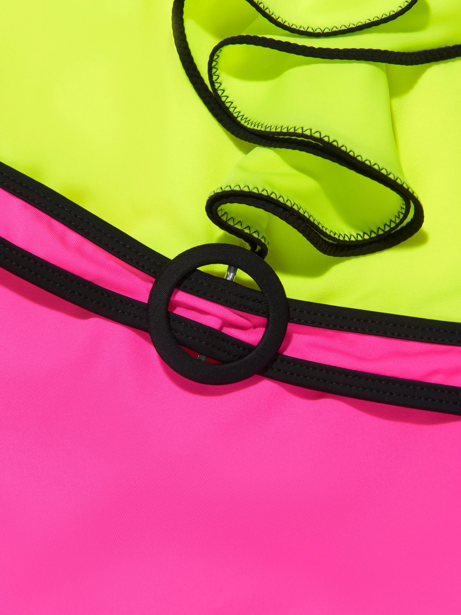 Girls Otis Ruffle Body Swimsuit In Green 3 Girls Otis Ruffle Body Swimsuit In Green - Image 3