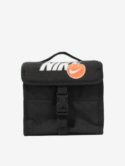 Nike Boys Swoosh Smile Lunch Bag In Black
