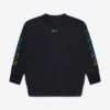 Off-White Kids Arrow Rainbow Sweatshirt In Black