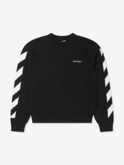 Off-White Boys Rubber Arrow Knit Crew Neck Jumper