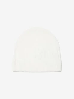 Palm Angels | Palm Angels | Boys Logo Beanie Hat In White 7 Palm Angels | Palm Angels | Boys Logo Beanie Hat In White -Childrens Clothing Store PALA3040 10155 3