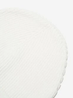 Palm Angels | Palm Angels | Boys Logo Beanie Hat In White 9 Palm Angels | Palm Angels | Boys Logo Beanie Hat In White -Childrens Clothing Store PALA3040 10155 5