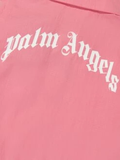 Palm Angels Girls Mini Bear Polo Dress In Pink 7 Palm Angels Girls Mini Bear Polo Dress In Pink -Childrens Clothing Store PALS3127 12660 4