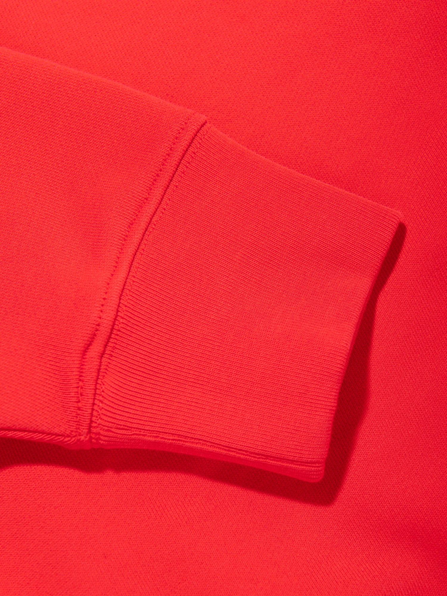 Palm Angels Boys Classic Curved Logo Sweatshirt In Red 4 Palm Angels Boys Classic Curved Logo Sweatshirt In Red - Image 4