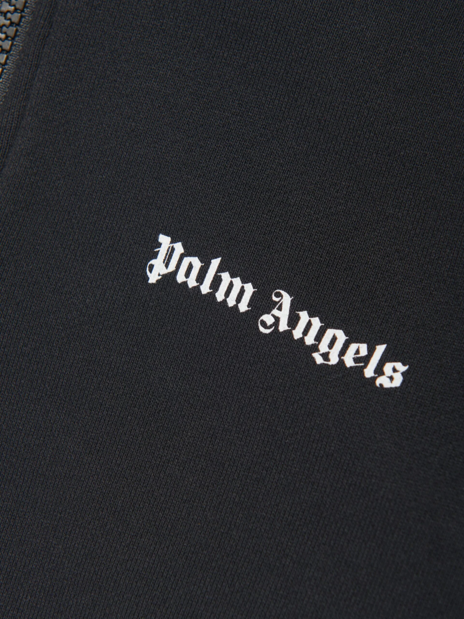 Palm Angels Boys Track Half Zip Sweatshirt In Black 3 Palm Angels Boys Track Half Zip Sweatshirt In Black - Image 3