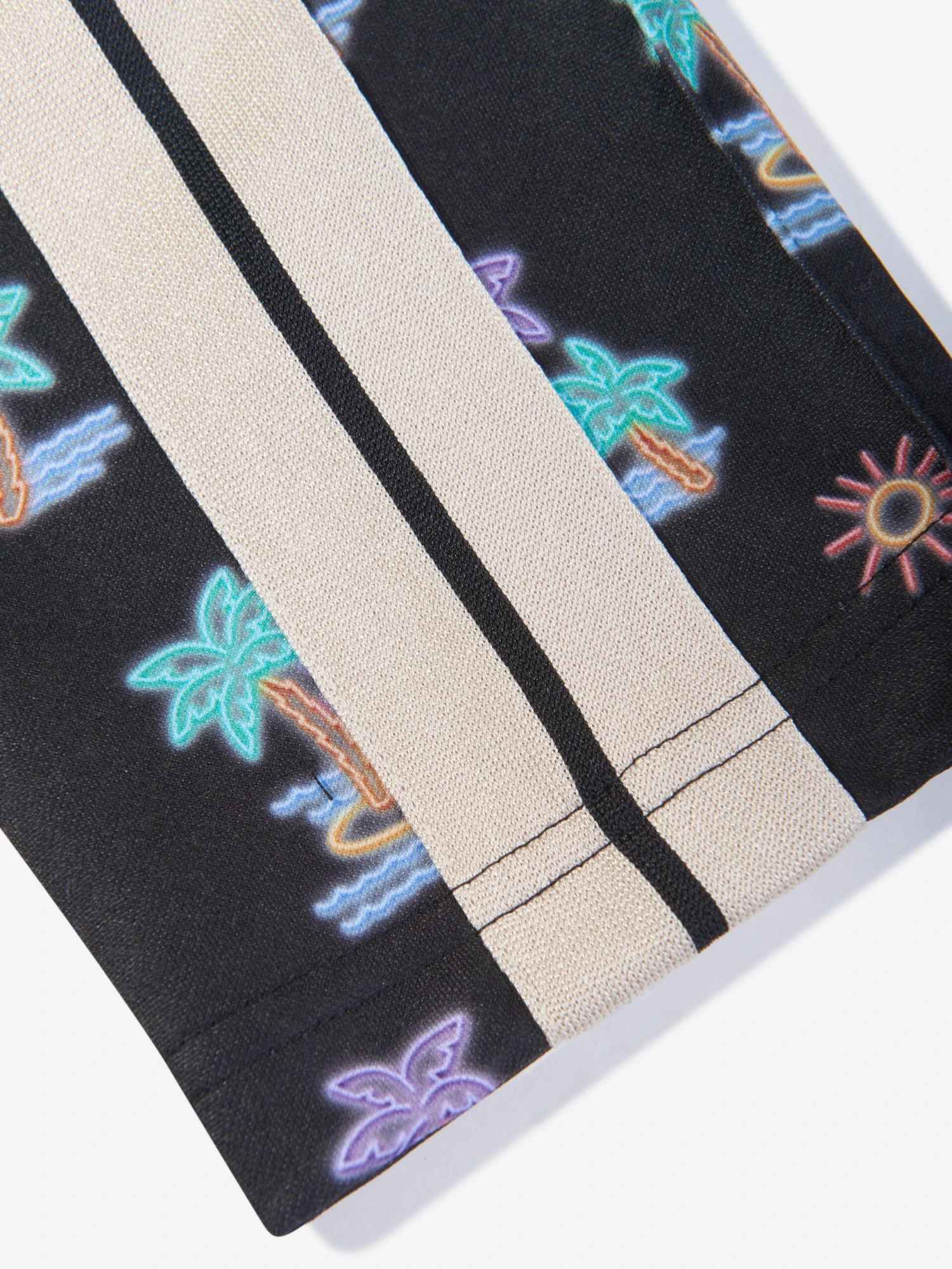 Palm Angels Boys Neon Palms Track Pants In Black 4 Palm Angels Boys Neon Palms Track Pants In Black - Image 4