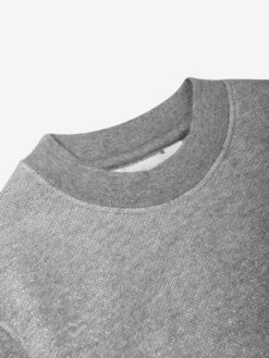 Palm Angels Girls Lurex Open Back Sweatshirt In Grey 7 Palm Angels Girls Lurex Open Back Sweatshirt In Grey -Childrens Clothing Store PALS4080 MELANGE GREY 4