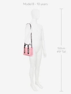 Palm Angels Girls Shiny Mini Crossbody Bag In Pink (20cm) 11 Palm Angels Girls Shiny Mini Crossbody Bag In Pink (20cm) -Childrens Clothing Store PALS4112 PINK BLACK 6