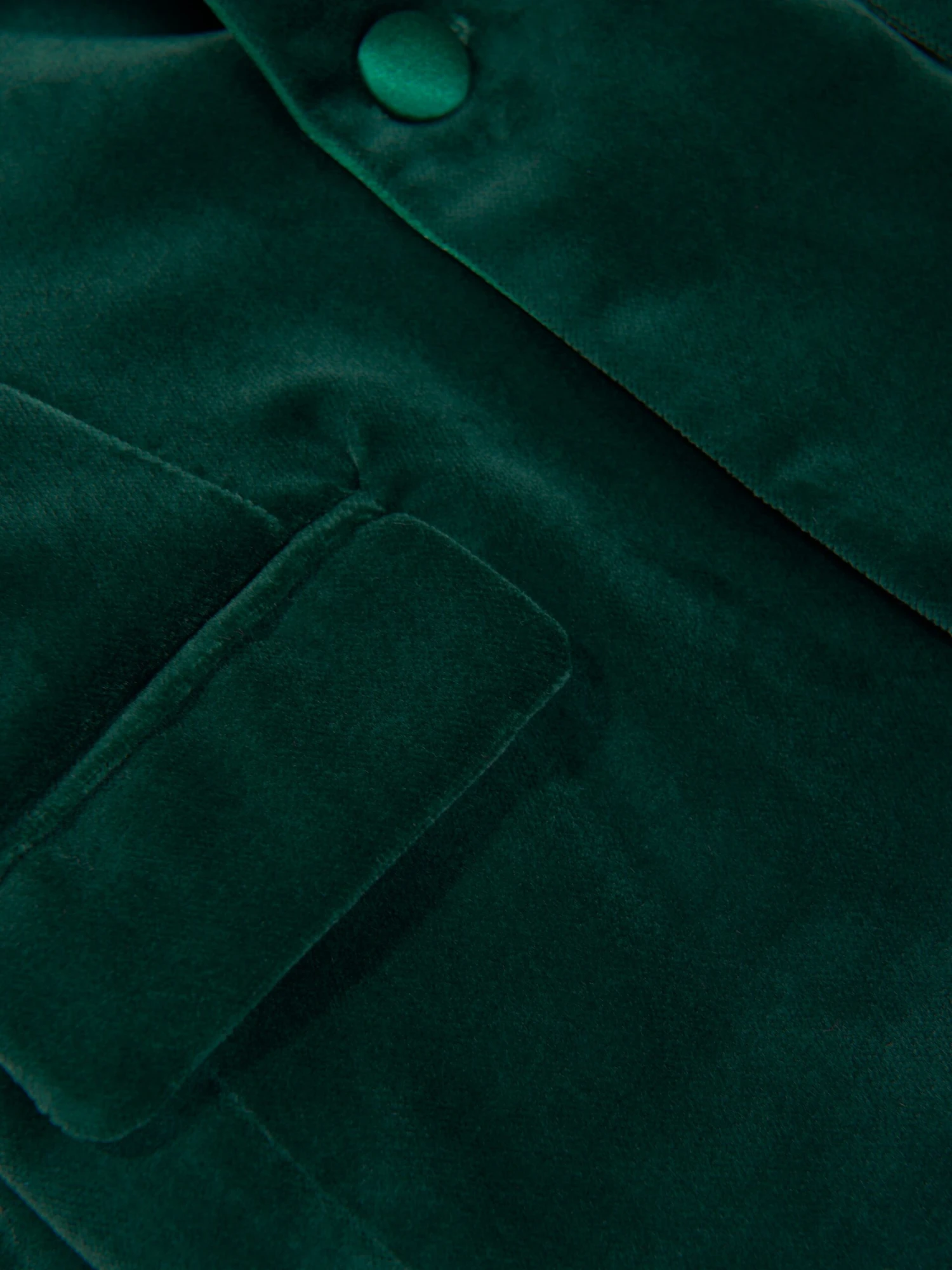 Boys Velvet Blazer In Green 8 Boys Velvet Blazer In Green - Image 8