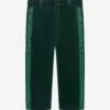 Boys Cotton Trousers In Green