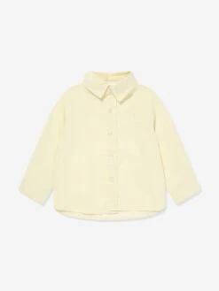 Boys Linen Shirt In Yellow