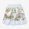 Girls Beach Club Print Skirt In Multicolour