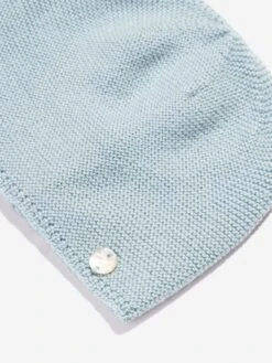 Baby Wool Knitted Hat In Green -Childrens Clothing Store PAZA3055 GREEN 3