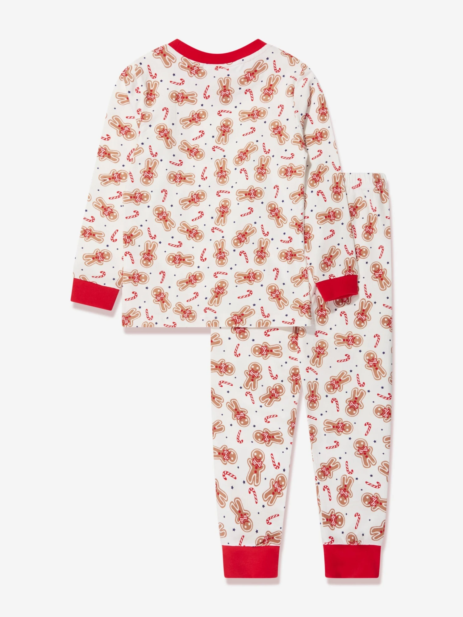 Kids Gingerbread Pyjamas In White 2 Kids Gingerbread Pyjamas In White - Image 2