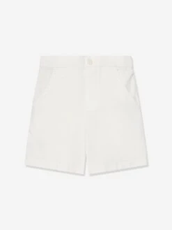 Boys Shorts In White
