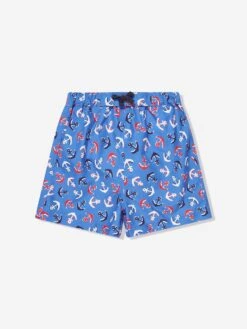 Boys Anchor Swim Shorts In Blue