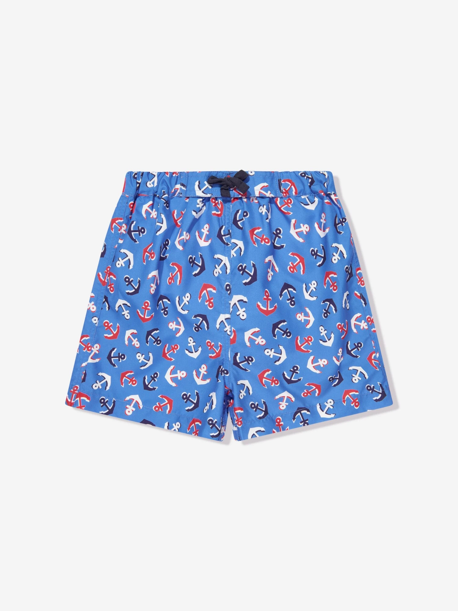 Boys Anchor Swim Shorts In Blue 1 Boys Anchor Swim Shorts In Blue