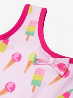 Girls Ice Lolly Swimsuit In Pink -Childrens Clothing Store RACS4020 PINK 3