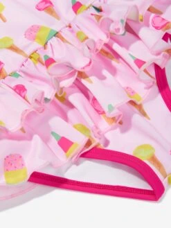 Girls Ice Lolly Swimsuit In Pink -Childrens Clothing Store RACS4020 PINK 4