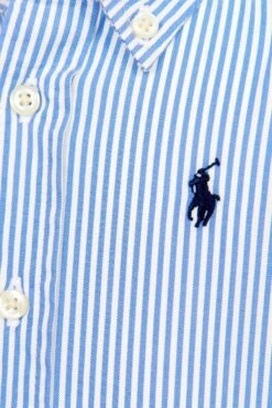 Baby Boys Slim Fit Striped Oxford Shirt -Childrens Clothing Store RALPHLAUREN 764806 3