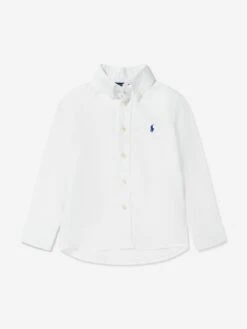 Boys Sports Shirt In White