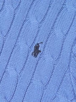 Boys Half Zip Jumper In Blue -Childrens Clothing Store RALS4043 SUMMER BLUE 3