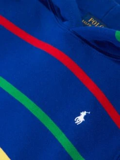 Boys Striped Hoodie In Blue 6 Boys Striped Hoodie In Blue -Childrens Clothing Store RALS4062 SAPPHIRE STAR MULTI 3