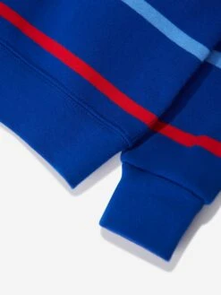 Boys Striped Hoodie In Blue 7 Boys Striped Hoodie In Blue -Childrens Clothing Store RALS4062 SAPPHIRE STAR MULTI 4