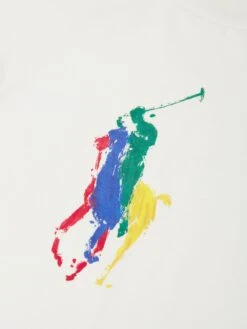 Boys Logo T-Shirt In White -Childrens Clothing Store RALS4070 DECKWASH WHITE 3