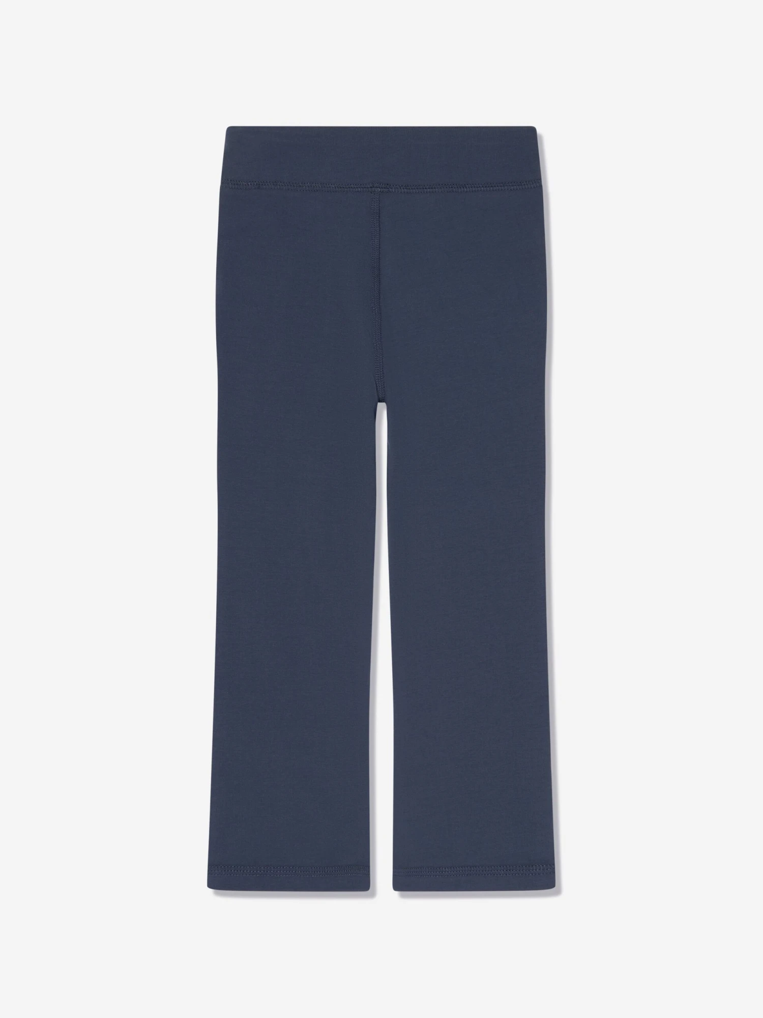 Girls Flared Leggings In Navy 2 Girls Flared Leggings In Navy - Image 2