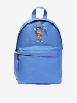 Kids Bear Backpack In Blue (44cm)