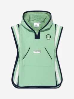 Boys Spike Poncho Towel In Green