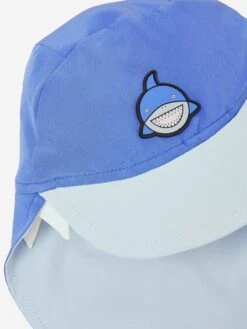 Boys Reef The Shark Sun Cap In Blue 7 Boys Reef The Shark Sun Cap In Blue -Childrens Clothing Store ROAA4004 BLUE 3